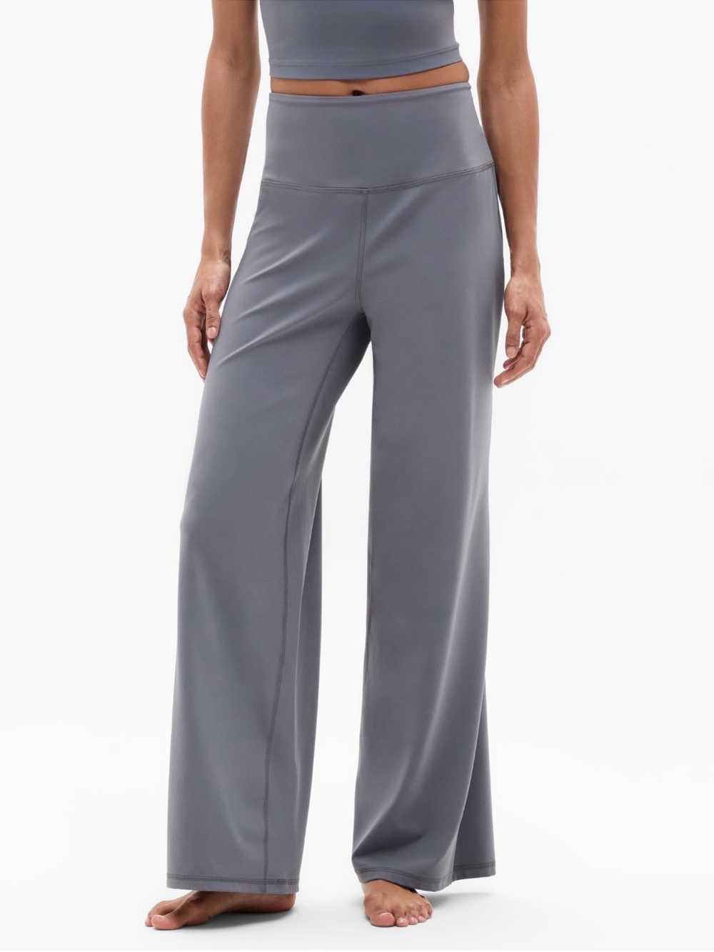 Athleta Elation Ultra High Rise Wide Leg Pant XXS Color:Slate | NWT